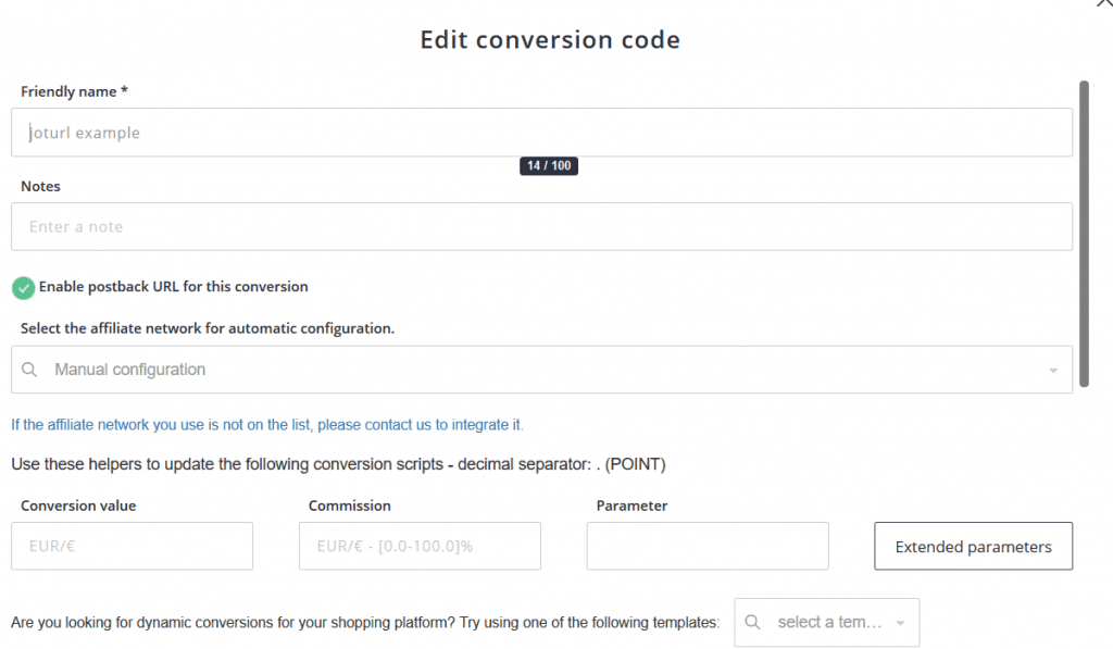conversion tracking